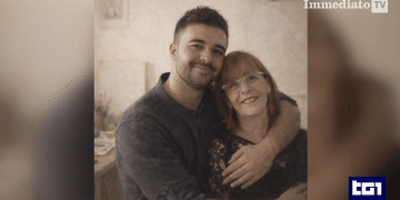 Donato Monopoli con la madre