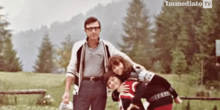 Francesco Marcone con i figli