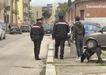 I carabinieri sul luogo del delitto e il cane di Dino Carta