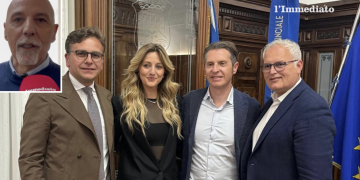 Di Vito, Caione, Nobiletti e Di Carlo; nel riquadro, Dal Maso