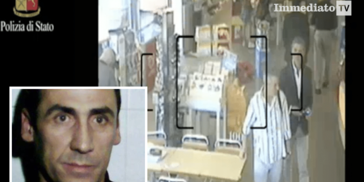 Stefano Virgili e un'immagine dell'operazione Goldfinger contro la banda di Bonalumi a Foggia
