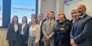 Nella foto, il presidente Raffaele De Nittis e il nuovo gruppo