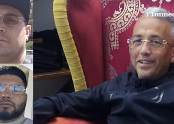 Alessandro Moretti e Fabrizio Bevilacqua; a destra, Francesco Abbruzzese