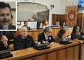 Giunta Colangelo; nel riquadro, Masucci
