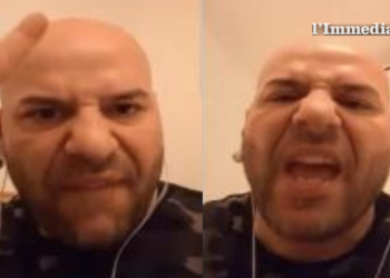 Emiliano Francavilla nelle immagini delle videochiamate pubblicate sugli atti dell'inchiesta
