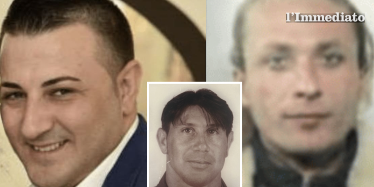 Enzo Miucci e Patrizio Villani; in mezzo, Armando Li Bergolis