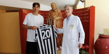 Alessio Tacchinardi a Casa Sollievo (foto Lucia Melcarne)