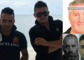 Renato Quitadamo e Francesco Armiento; in alto, Francesco Pio Gentile; sotto, Antonio Quitadamo e Andrea Quitadamo