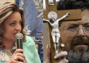 Miriam Ventura e Mario Adinolfi
