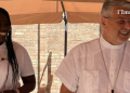 Khady Sene con il vescovo Ferretti