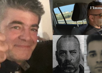 Francesco Notarangelo; in alto, Renato Quitadamo; sotto, Antonio e Andrea Quitadamo
