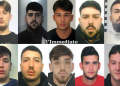 In alto, Ivan Ameri, Simone Ameri, Andrea Agnelli, Davide Pignataro e Donato Pignatiello; sotto, Nicola Gervasio, Luca Carlino, Antonio Aghilar, Giuseppe Brattoli e Giovanni Di Gennaro