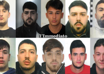 In alto, Ivan Ameri, Simone Ameri, Andrea Agnelli, Davide Pignataro e Donato Pignatiello; sotto, Nicola Gervasio, Luca Carlino, Antonio Aghilar, Giuseppe Brattoli e Giovanni Di Gennaro