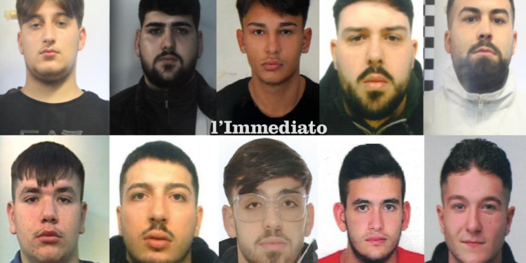 In alto, Ivan Ameri, Simone Ameri, Andrea Agnelli, Davide Pignataro e Donato Pignatiello; sotto, Nicola Gervasio, Luca Carlino, Antonio Aghilar, Giuseppe Brattoli e Giovanni Di Gennaro