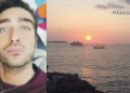 Francesco Forzieri e una foto di Ibiza