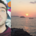 Francesco Forzieri e una foto di Ibiza