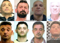 In alto, Abbruzzese, Ragno, Moffa e Bellofatto; sotto, G.Frascolla, A.Frascolla, Stanchi e Bruno