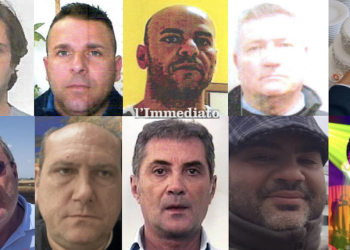 In alto, Giuseppe, Antonello ed Emiliano Francavilla; Roberto Sinesi e un matrimonio; sotto, D'Auria, Zito, Bonalumi, Campanile e una discoteca