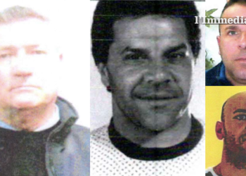 Roberto Sinesi, Mario Francavilla; in alto, Antonello Francavilla, sotto il fratello Emiliano